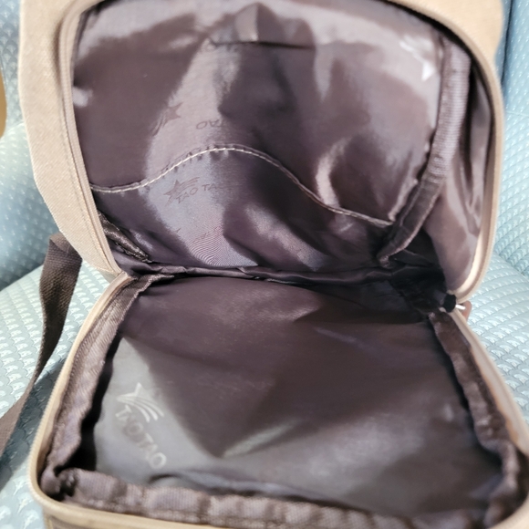 Tao Tao Tan/Brown Canvas Sling Bag/Crossbody - Picture 6 of 8